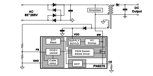 pn8370的典型应用电路图
