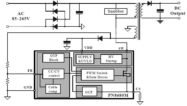 pn8680应用电路图