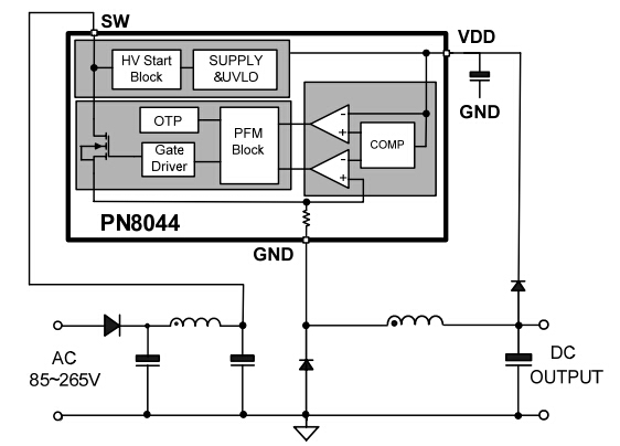 PN8046典型应用图