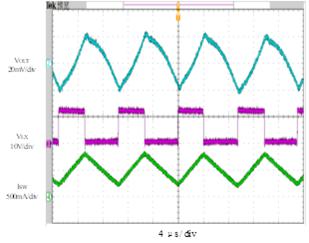 测试条件:Vin=12V, Vout=5V, Iout=0.7A