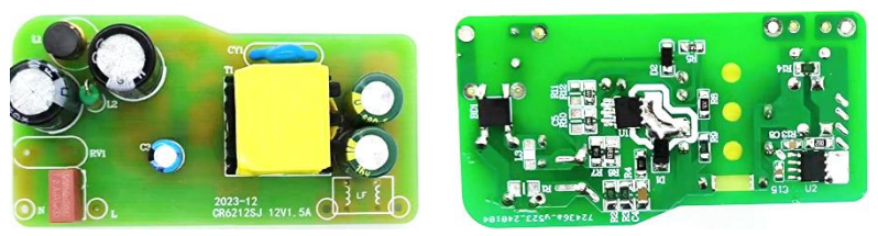CR6212_5V/12V高效率、低成本电源方案PCB及DEMO实物图